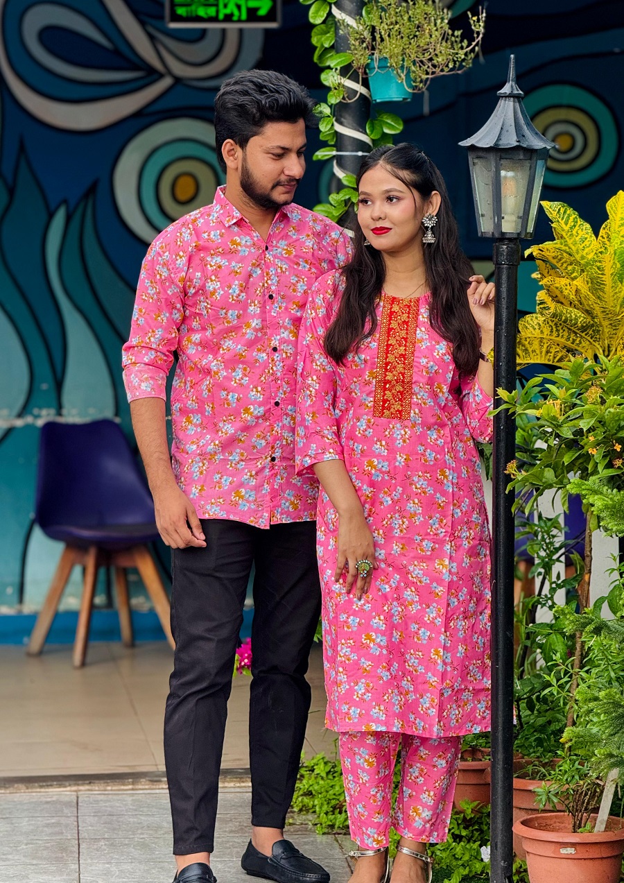 Shirt & Two Piece Couple Dress